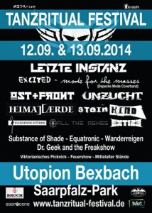 Plakat und Programm des Tanzrituals 2014