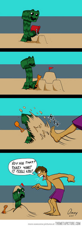 funny-creeper-Minecraft-comic Zwischen-Welten Minecraft Survival Server
