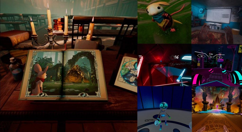 Screenshots von VR-Games